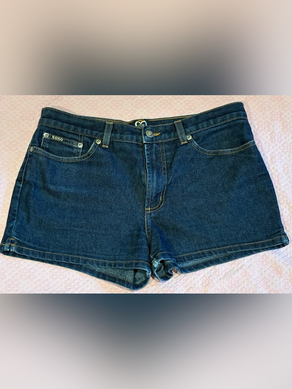 XOXO Women’s Dark Blue Denim Shorts, Jean Shorts, Vintage Size 11/12